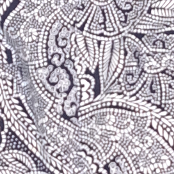 Talbots Black and White Patterned Ankle Pants - Picture 2 of 7